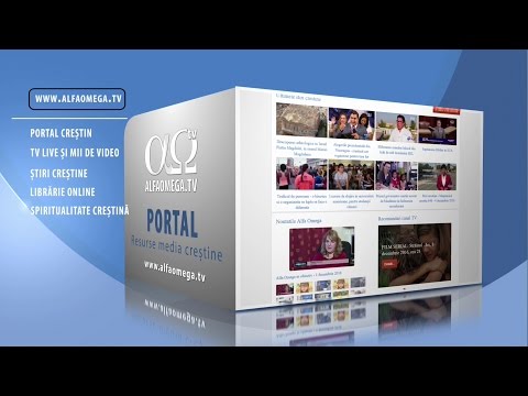 Noul site Alfa Omega TV - www.alfaomega.tv
