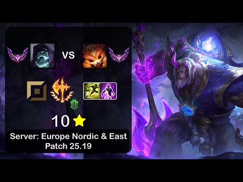 Yorick Top vs Gnar - EUNE Master - Patch 25.19