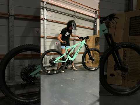 New Specialized Turbo Levo E-bike!!#mtbgirl #mtb #mtblife #ebike #fyp