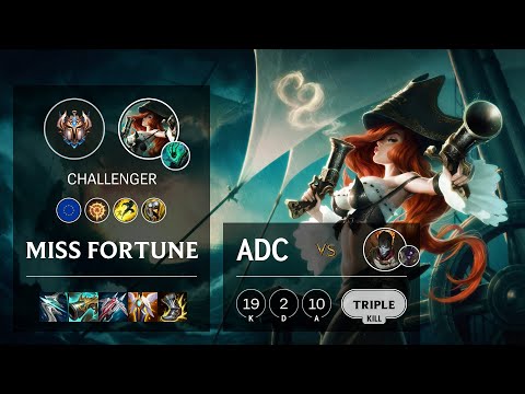 Miss Fortune ADC vs Jhin - EUW Challenger Patch 11.8