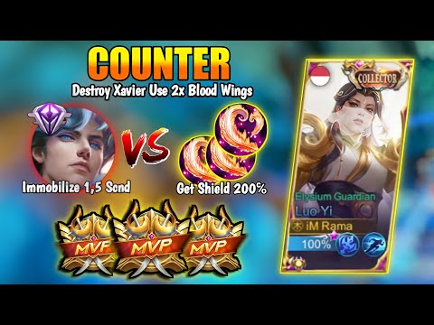 Luo Yi Counter Natural Xavier Here's How | Luo Yi Best Build Top 1 Global 2022 - Mobile Legends