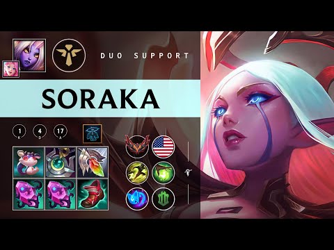 Soraka Support vs Blitzcrank - NA Grandmaster Patch 26.01
