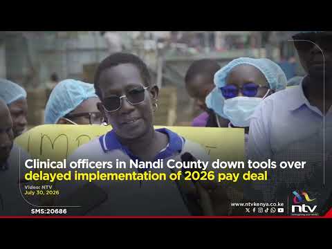 Clinical officers in Nandi County down tools over delayed implementation of 2026 pay deal