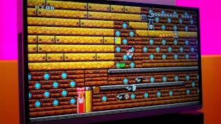 Super Mario Maker (Wii U) - Jr. Airship custom level gameplay (E3 2015) - Wii U
