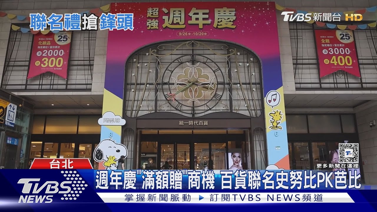週年慶「滿額贈」商機 百貨聯名史努比PK芭比