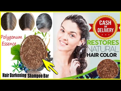 Hair Darkening Shampoo Bar - Natural Organic...