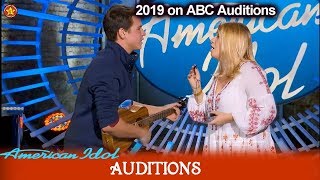 Christiaan Padavan sings “Vienna”  “Toxic” with his Girlfriend | American Idol 2019 Auditions