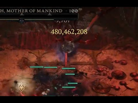 [Diablo IV] Minion Necro vs. Uber Lilith (480M Max Damage)