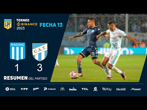 #TorneoBinance 2023 | Fecha 13 | resumen de Racing - Atlético Tucumán