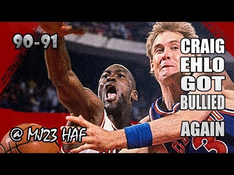 Michael Jordan Highlights vs Cavaliers (1991.01.05) - 30pts, BULLYING CRAIG EHLO!