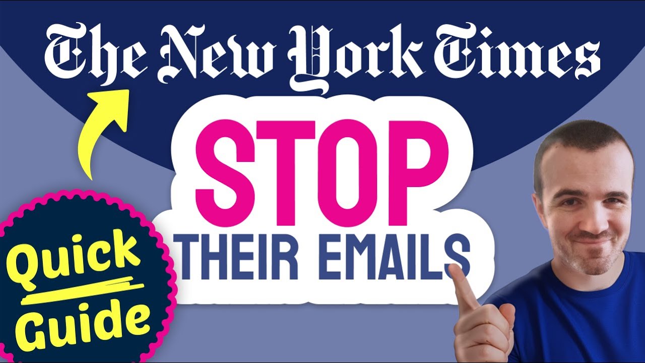 How to STOP New York Times Emails (Step by Step)