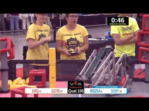 2015 VRC Arts Q106 - 10Q 127B vs 8825A 5107 - 56 to 67 - VEX Worlds 2015 - Arts Division