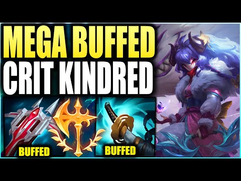 Crit Kindred Is Back And Better Than Ever With These MEGA Crit BUFFS! - League of Legends