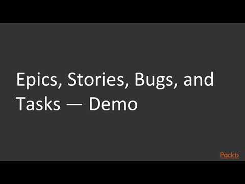 Creating and Running an Agile Project in JIRA Epics Stories Bugs and Tasks | packtpub com