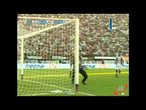 GOL DE BIANCHI ARCE - SAN LORENZO 2 INDEPENDIENTE 1 - FECHA 18 (02 12 2012)