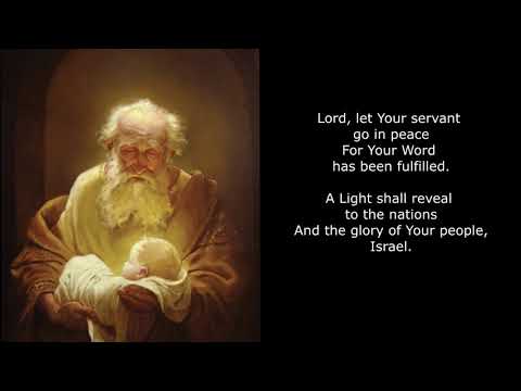 Simeon's Canticle (Lord, Let Your Servant Go in Peace)
