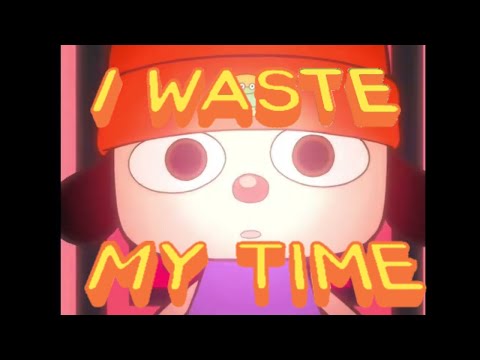 The Parappa the Rapper intro mixed with the lostwave song “waste my time”