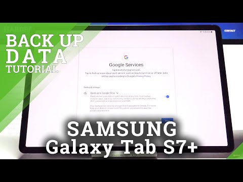 How to Activate Google Backup in SAMSUNG Galaxy Tab S7+ - Store & Share Data