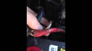 Split Toyota Tacoma fuse box to change fuse