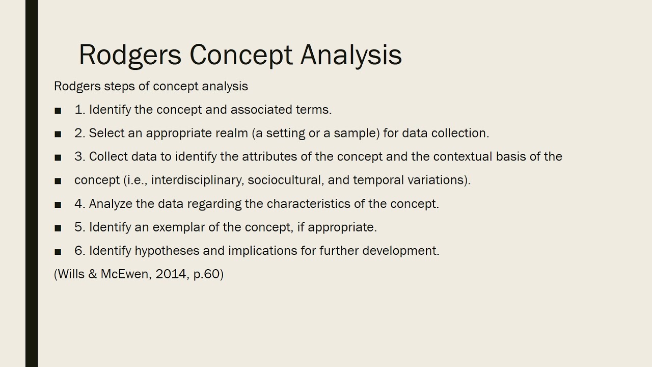 Week 5 Concept Analysis