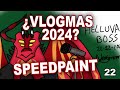 Vlogmas 2024 22 Speedpaint Satan Helluva Boss