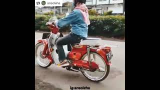Download lagu nekat!! ini yang terjadi jika cewek cantik naik motor c70 mp3