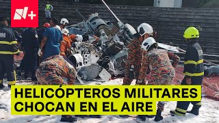 Helicópteros militares chocan en el aire durante entrenamiento - N+