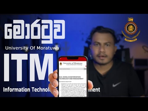 Moratuwa university Information technology and management (ITM)