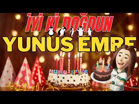 YUNUS EMRE İyi ki doğdun - Yunus Emre İsme Özel Doğum Günü Şarkısı