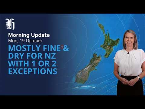 Thumbnail for MetService morning weather update: October 19, 2026