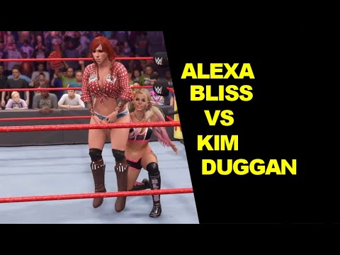 WWE 2K22 Alexa Bliss vs Km Duggan - Extreme Rules