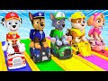 PAW Patrol : Guess The Right Door With Tire Game Mighty Pups Ultimate Rescue Max Level LONG LEGS #15