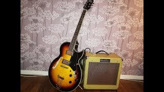 Video thumbnail for Unboxing a San Diego semi acoustic guitar + Subzero V35RG Amp from Gear4Music by Zakaria Bouaraoua