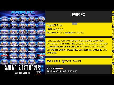 FAIR FC 12: YALCINDAG VS LOUZAN | FULL FIGHT