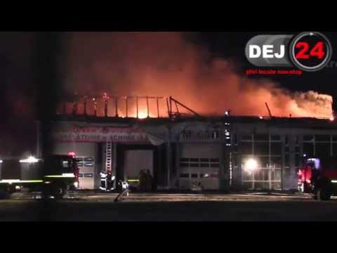 Incendiu violent Ciceu Mihaiesti 18 mar 2015