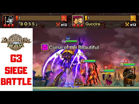 SAVANNAH, THE TRUE MASTER RACE - HIGH G3 Siege - GOAT v BOSS v Guccira - Summoners War