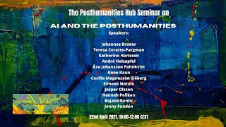 The Posthumanities Hub Seminar on \