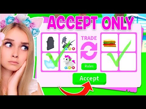 ACCEPTING EVERY TRADE In Adopt Me! (Roblox)