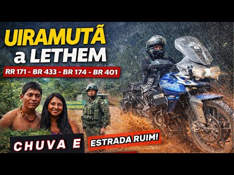 EP. 28 SOZINHO ENFRENTANDO CHUVA, LAMA E NA TRIPLICE FRONTEIRA! De UIRAMUTÃ a LETHEM GUIANA