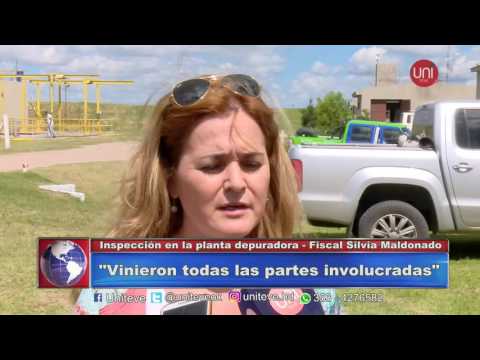 Inspeccionaron la planta depuradora