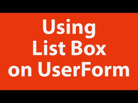 comment remplir une listbox vba