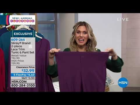 HSN | Slinky Brand Fashion Clearance 12.22.2018 - 07 AM