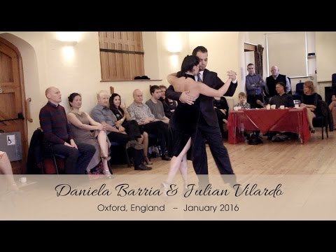  Julian Vilardo  and  Daniela Barria  are  dancing  to  "  Mato y voy  "  by  Osvaldo Pugliese