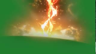 Titan Transformation Lightning Green Screen WITH S