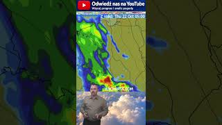 Załamanie pogody w czwartek front i opady  #pogoda #Polska #prognoza #shorts