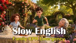 Easy English Listening Practice(A2 Level)丨A Life-Saving Family Story | Learn Emergency English