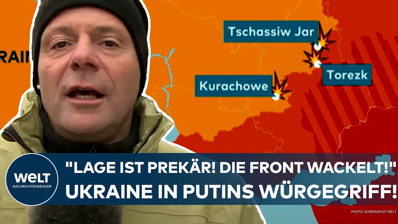 PUTINS KRIEG: "Die Lage ist prekär! Die Front wackelt!" Ukraine im Würgegriff der Russen!