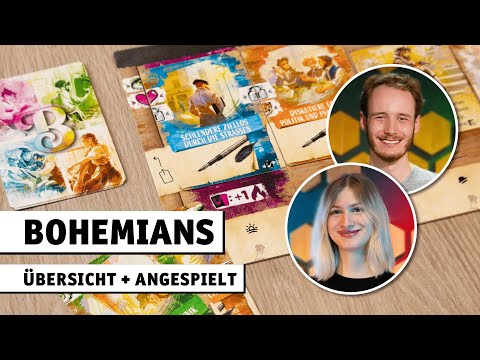 Bohemians | Overview + Hands-on Preview | Pegasus Spiele
