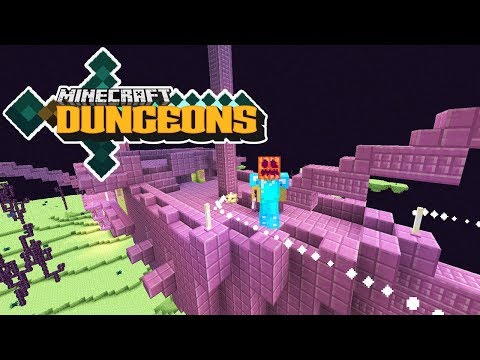 Help!  Got OP!  Mega loot in the end!  - Minecraft Dungeons #11