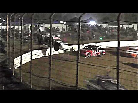 David Donegan  Crash  Day 1 Australian Street Stock Title Redline Raceway 12-3-2016